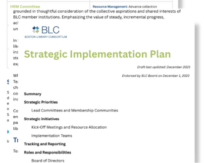 Strategic Implementation Plan Graphic